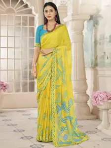 KALINI Poly Chiffon Bagh Saree