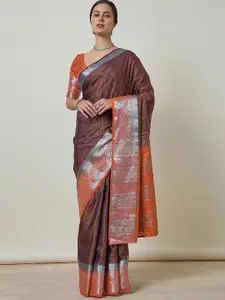 Soch Woven Design Zari Art Silk Saree