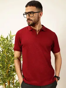 Thomas Scott Men Anti Odour Solid Polo Collar T-Shirt