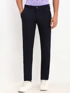 Allen Solly Men Slim Fit Textured Trousers