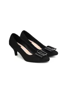 Sherrif Shoes Women Slim Heel Pumps with Bows