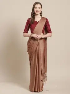 Saree mall Striped Poly Georgette Sarees