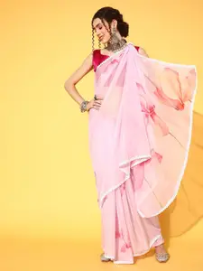 Saree mall Floral Organza Sarees