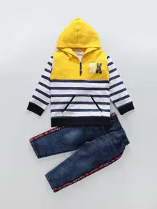 BAESD Boys Striped Sweatshirt with Trousers