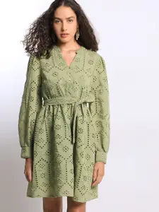 Vero Moda Women Floral Printed  A-Line Dress