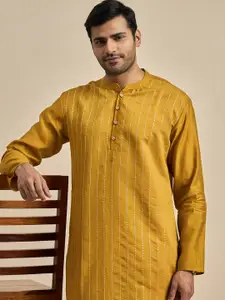 Anouk Embroidered Mandarin Collar Straight kurta