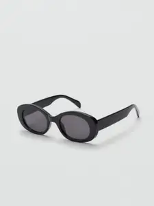 MANGO Women Oval Sunglasses with UV Protected Lens 77050564