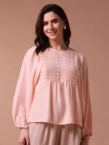 U.S. Polo Assn. Women Solid Round Neck Top