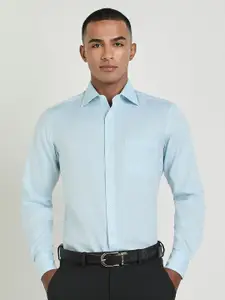 Allen Solly Sport Men Spread Collar Textured Cotton Formal Shirt