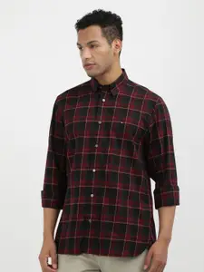 Tommy Hilfiger Men Tartan Checked Pure Cotton Casual Shirt