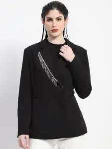 Madame Long Sleeve Double Vent Single Breasted Blazer