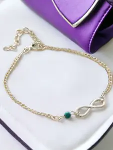 fabula Silver-Plated Beaded Anklet