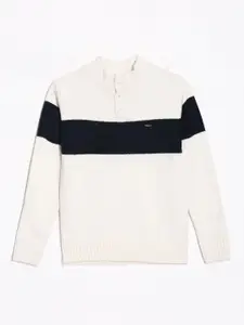 Allen Solly Junior Boys Colourblocked Pullover