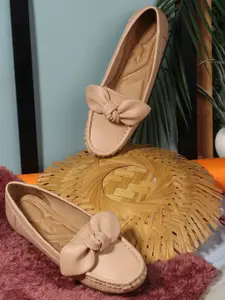 Denill Women Lightweight Basics Loafers With Bows