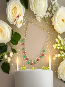 UNIVERSITY TRENDZ Gold-Plated Freshwater Pearl Beaded Necklace