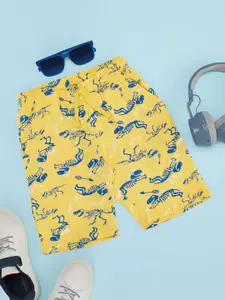 Pantaloons Junior Boys Printed Mid-Rise Regular Fit Printed Shorts