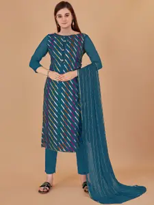 JULEE Embroidered Unstitched Dress Material