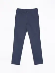 Allen Solly Junior Boys Slim Fit Textured Chinos Trousers
