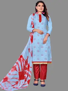 JULEE Embroidered Unstitched Dress Material