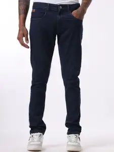 WROGN Men Comfort Tapered Fit Mid-Rise Cotton Jeans