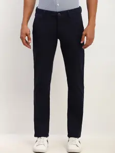Allen Solly Men Mid-Rise Slim Fit Regular Trousers