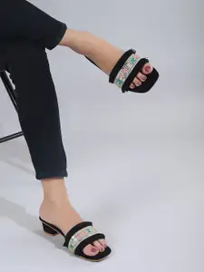 Anouk Women Embellished Block Sandals