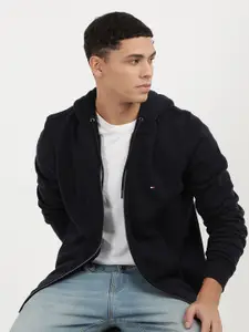 Tommy Hilfiger Men Solid Hooded Sweatshirt