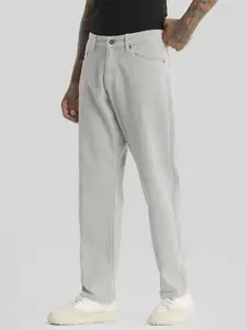 Snitch Men Comfort Relaxed Fit Mid-Rise Stretchable Jeans