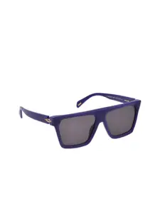 Police Women Square UV Protected Sunglasses SPLM01K579LRSG-Blue