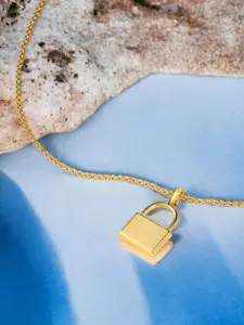 fabula Lock Charm Delicate Anklet