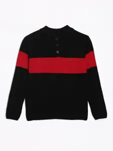 Allen Solly Junior Boys Colourblocked Pullover