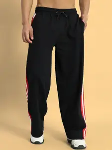 WEARDUDS Striped Men Stripped Relaxed-Fit Track Pants
