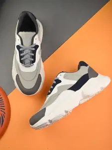 The Roadster Lifestyle Co Men Colorblocked Lace Up Sneaker's