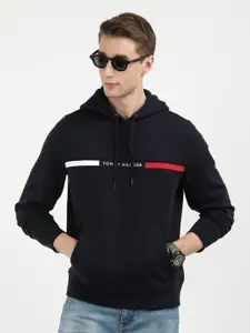 Tommy Hilfiger Men Solid Hooded Sweatshirt