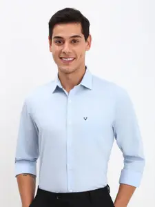 Allen Solly Men Spread Collar Solid Cotton Slim Fit Formal Shirt