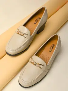 Rocia Women Leather Block Heel Pumps