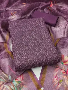 Peachmode Floral Embroidered Unstitched Dress Material