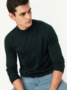 max Men Round Neck Casual Pullover Sweaters