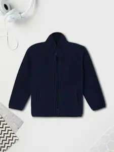 max Boys Polyester Padded Jacket with Patchwork