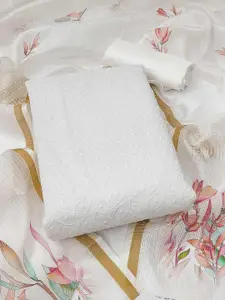 Peachmode Geometric Embroidered Unstitched Dress Material