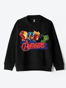 YK Disney Boys Graphic Printed Round Neck Sweatshirt