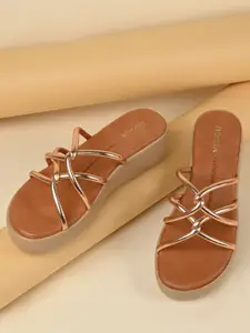 Rocia Women Knot Detail Open Toe Wedge Heels