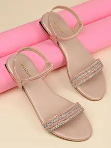 Rocia Women Embellished Open Toe Flats