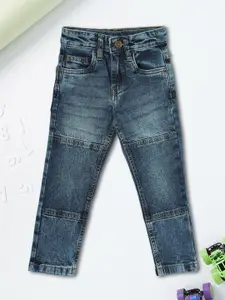 max Boys Cotton Heavy Fade Mid-Rise Jeans