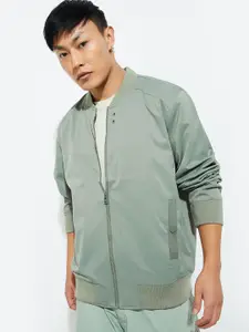 Max URB_N Men Solid Bomber Jacket