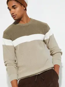 Max URB_N Men Colourblocked Sweater