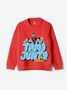 YK Disney Boys Printed Pullover Sweatshirt