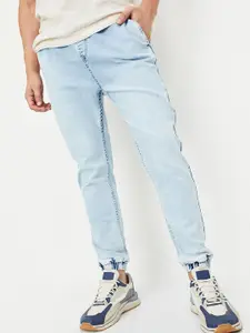 max Men Mid-Rise Slim-Fit Denim Joggers