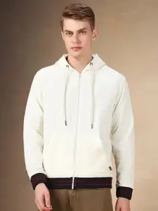 Dennis Lingo Men Cotton Hooded Front-Open Sweatshirt