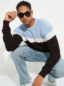 max URB_N Men Colourblocked Sweater
